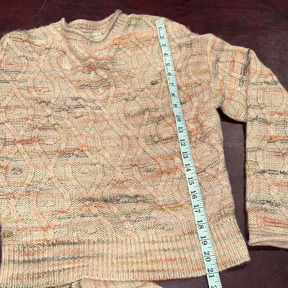 Universal Thread Cable Knit Marbled Space Dye Tie… - image 9